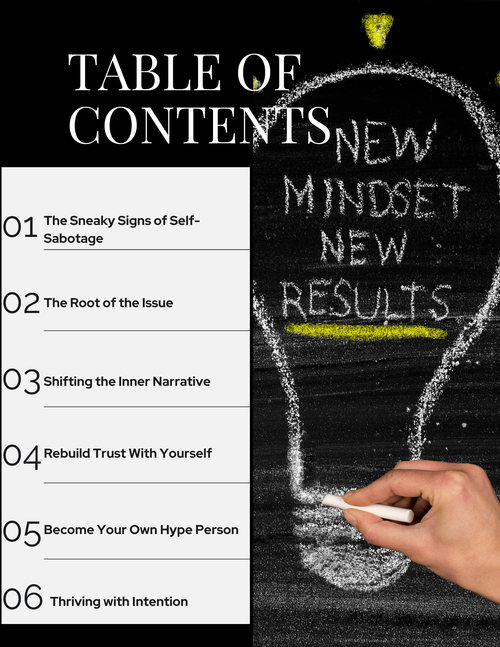 Stop Being Your Own Worst Enemy