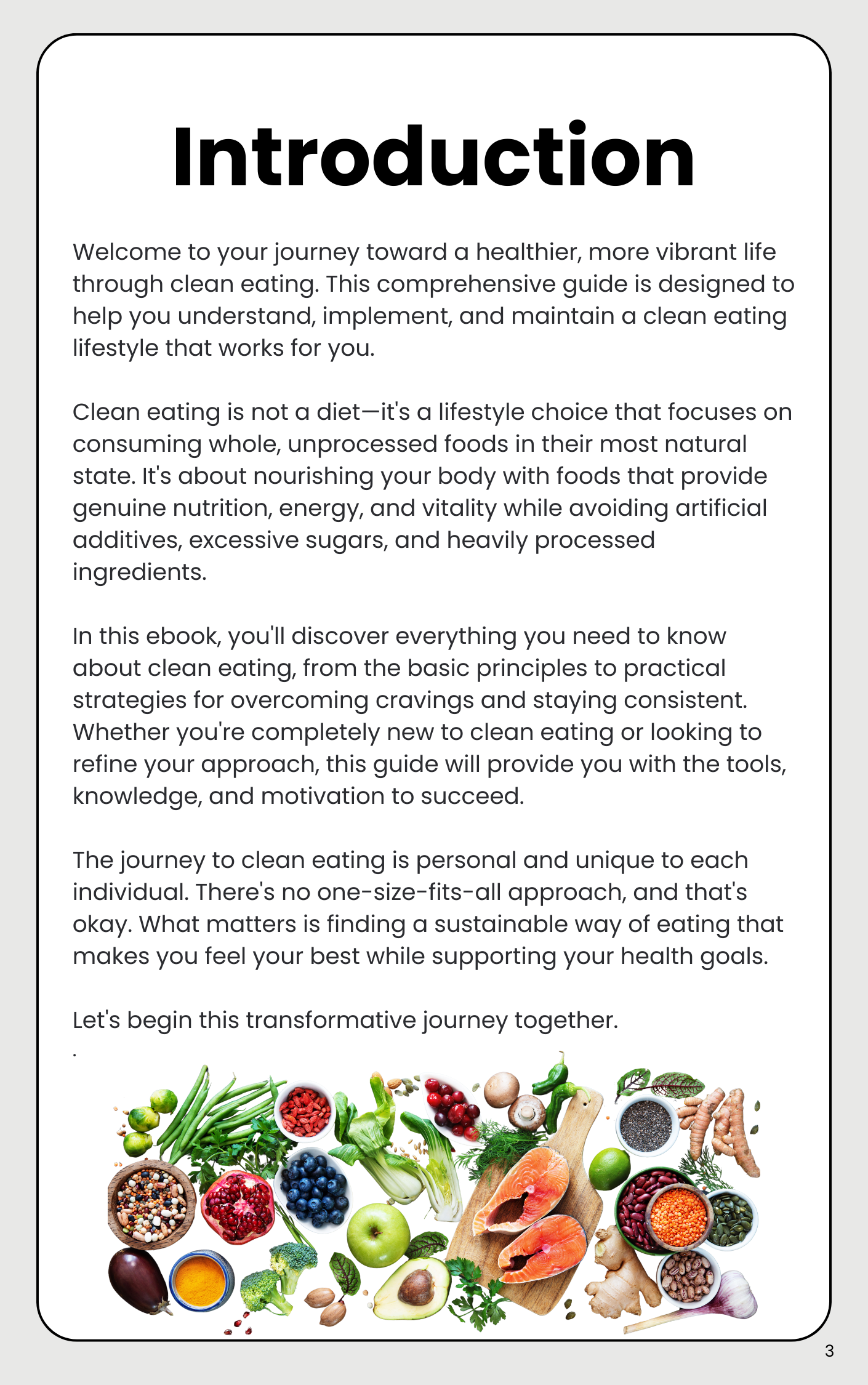 The Clean Eating Lifestyle