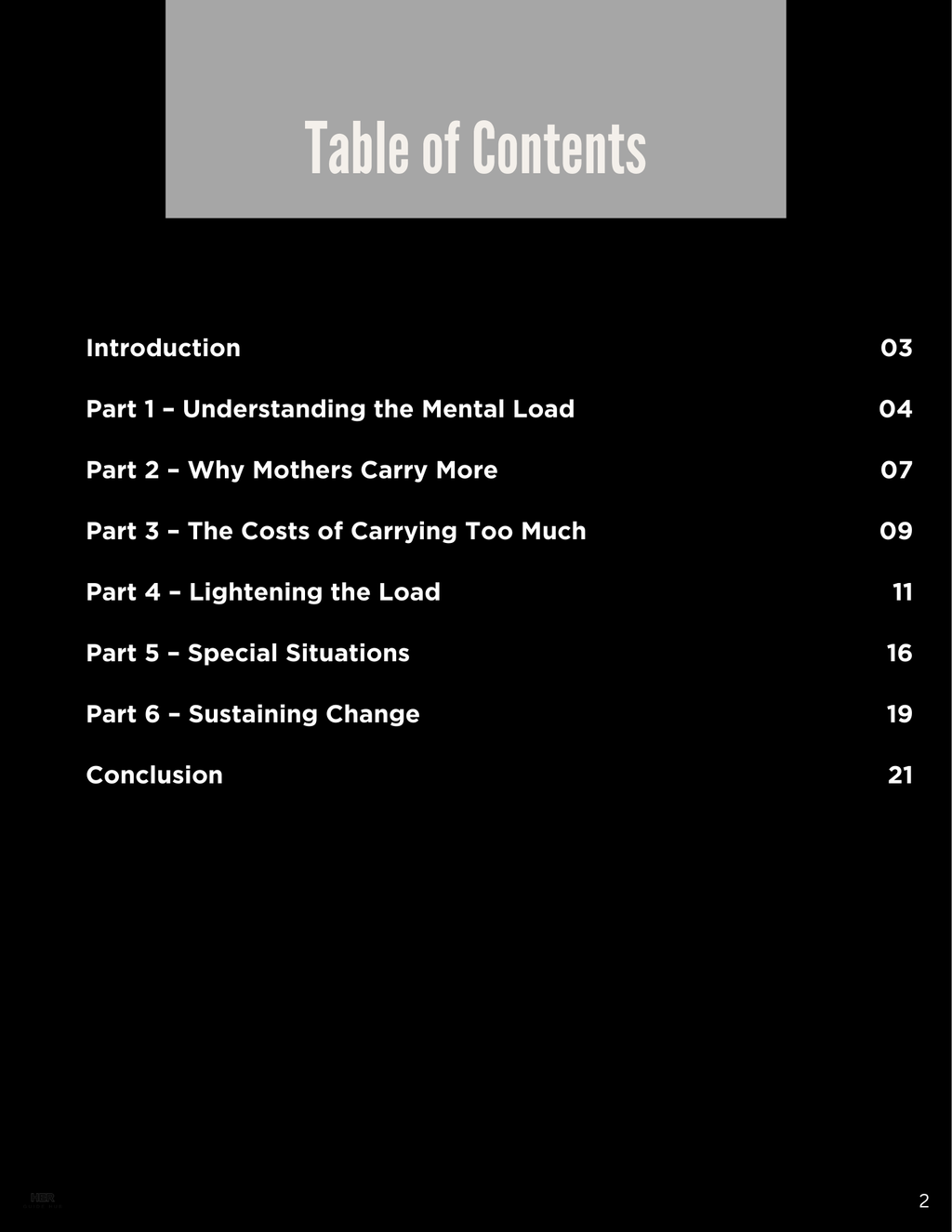 The Mental Load of Motherhood